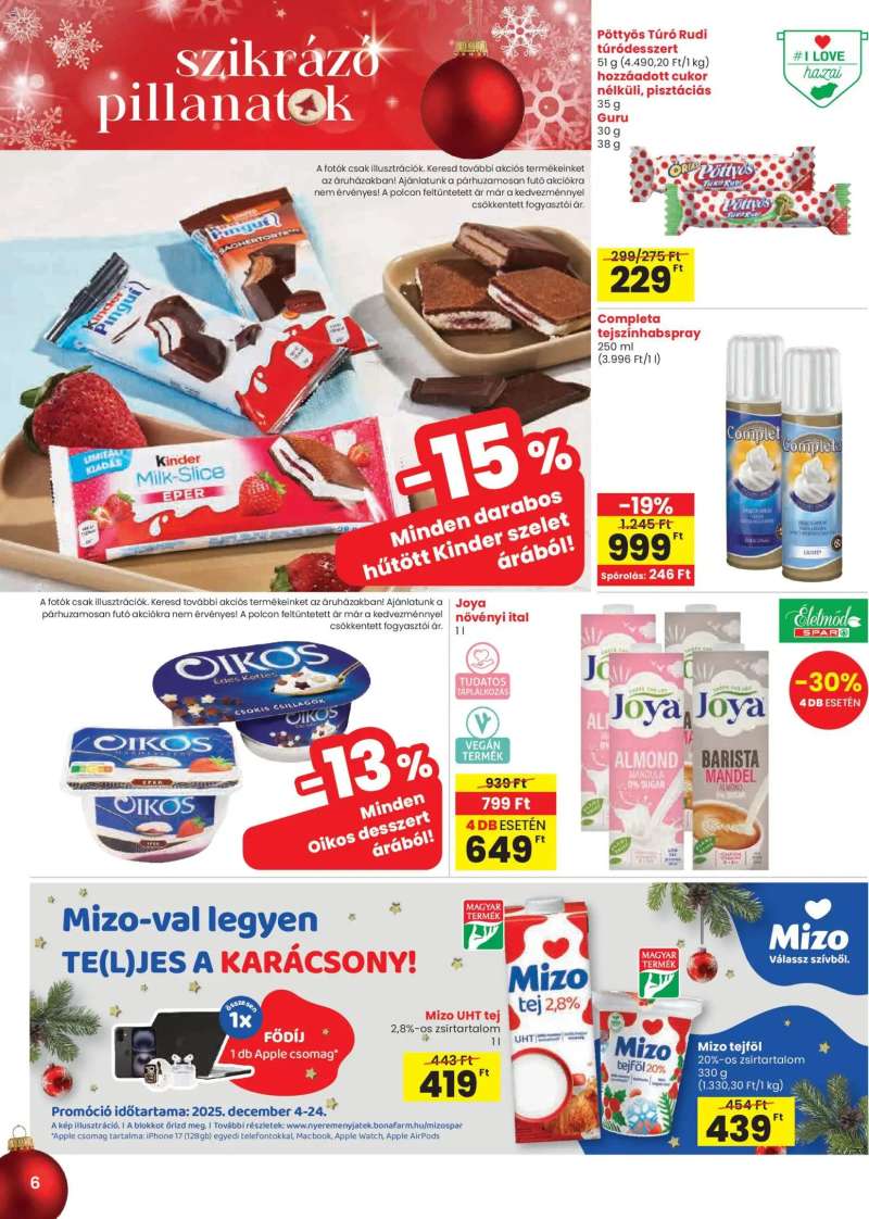 Spar Akciós újság Spar 6 oldal