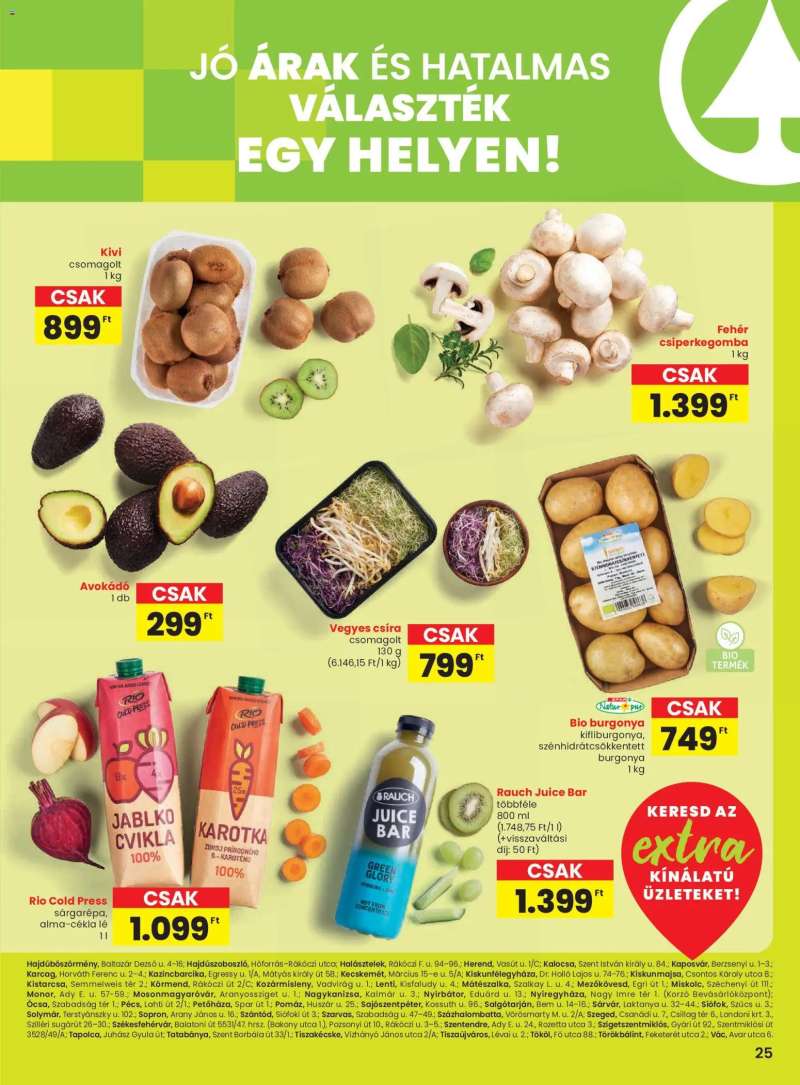 Spar Extra ajánlat 2 oldal