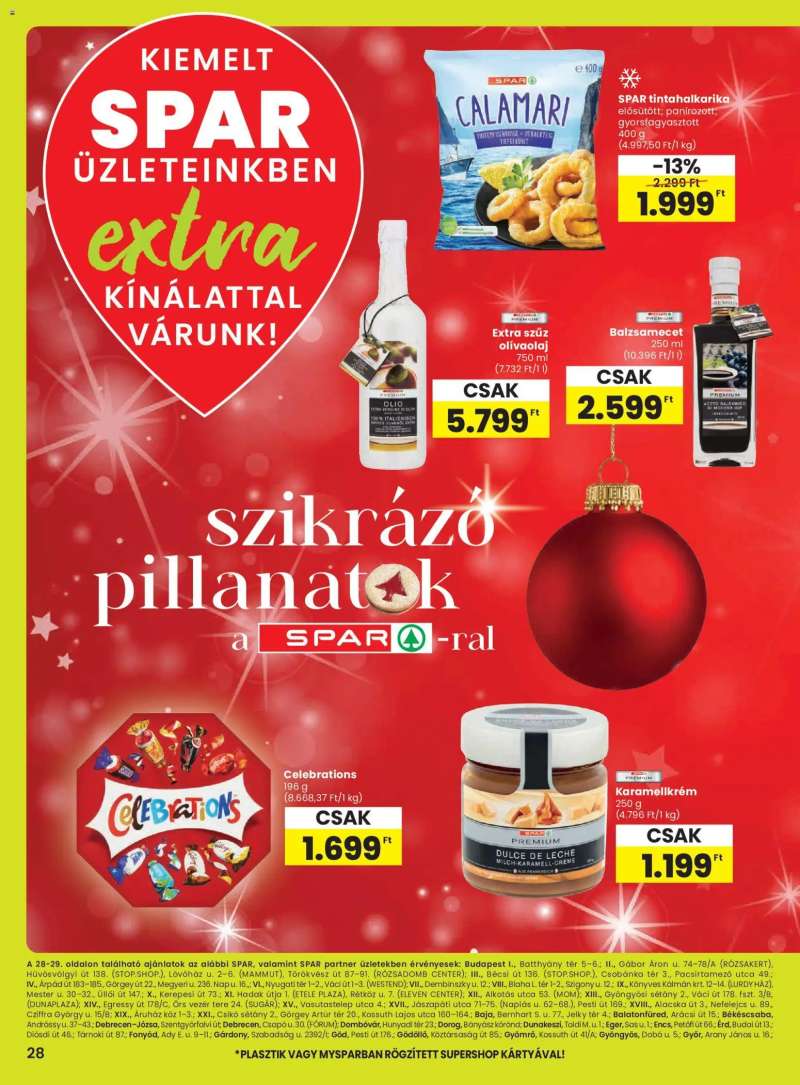 Spar Extra ajánlat 1 oldal