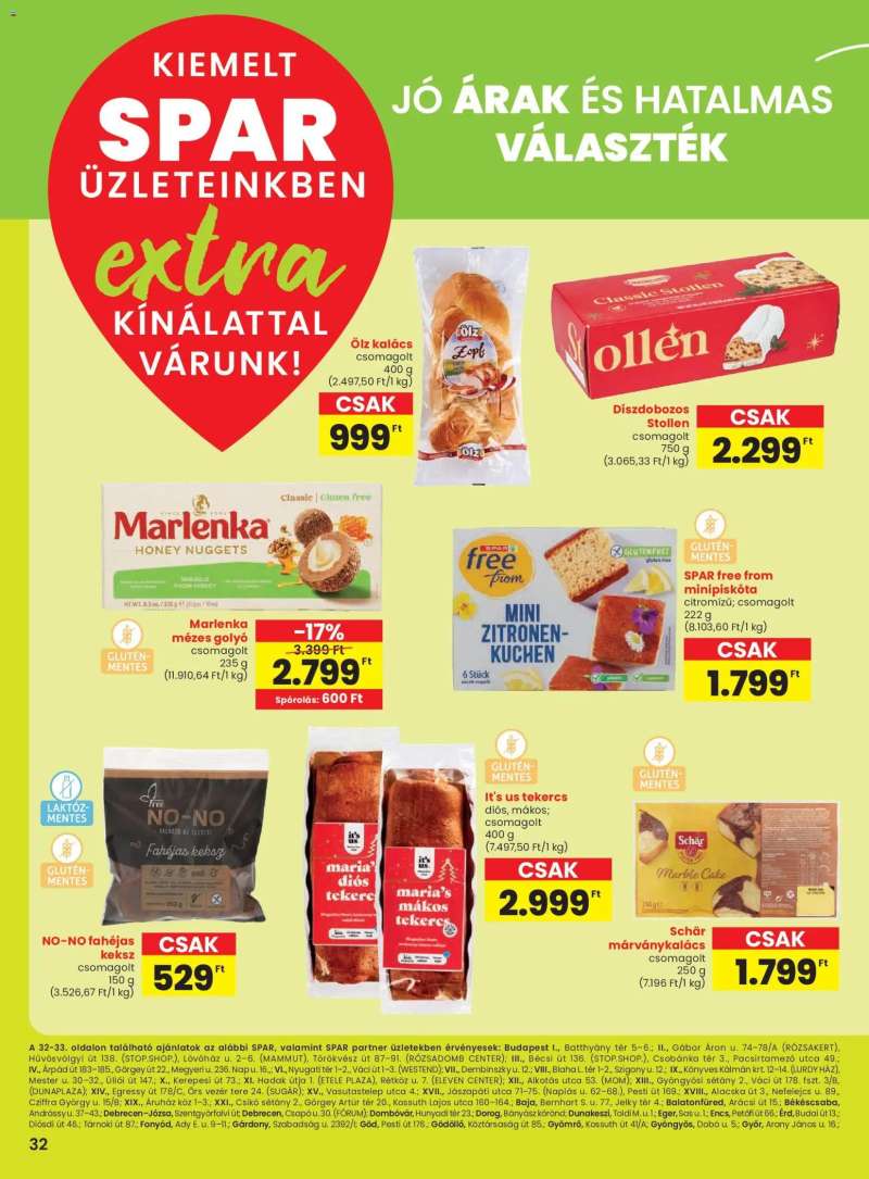 Spar Extra ajánlat 5 oldal