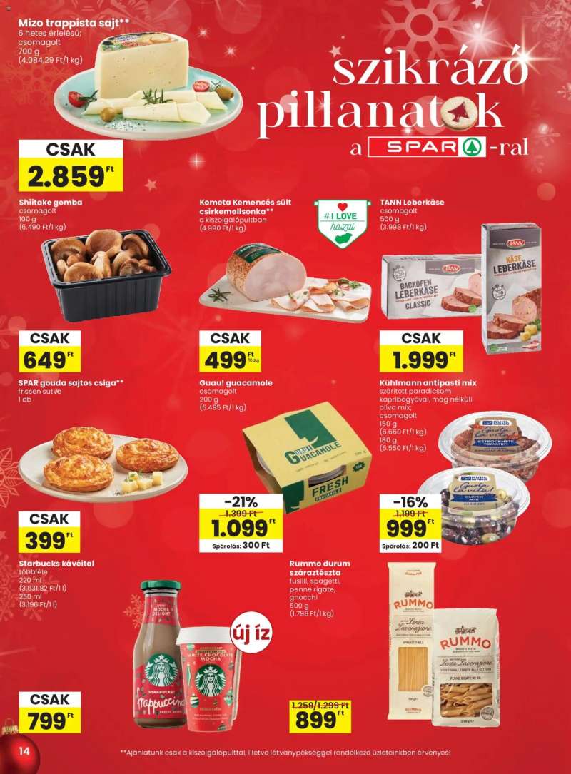 Spar Akciós újság Spar 14 oldal