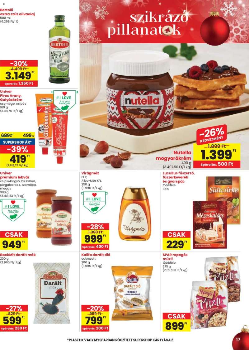 Spar Akciós újság Spar 17 oldal