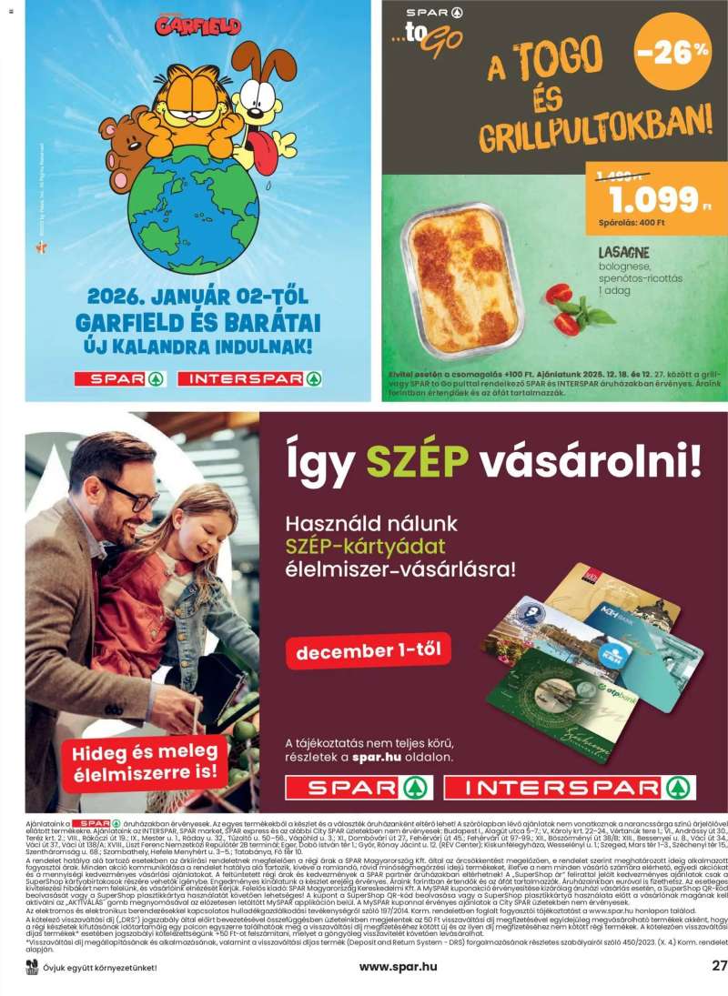 Spar Akciós újság Spar 27 oldal