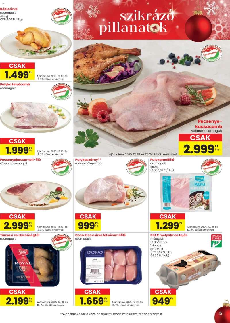 Spar Akciós újság Spar 5 oldal