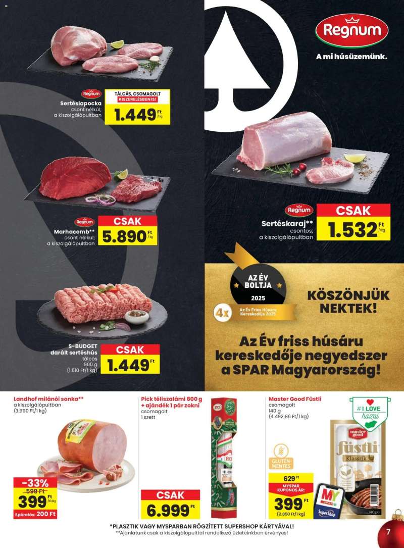 Spar Akciós újság Spar 7 oldal