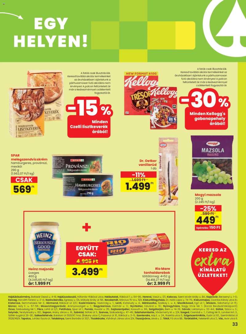 Spar Extra ajánlat 6 oldal