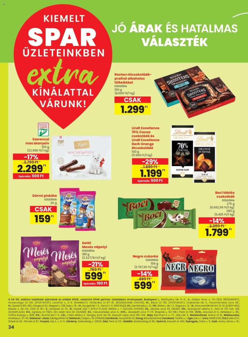 Spar Extra ajánlat 7 oldal