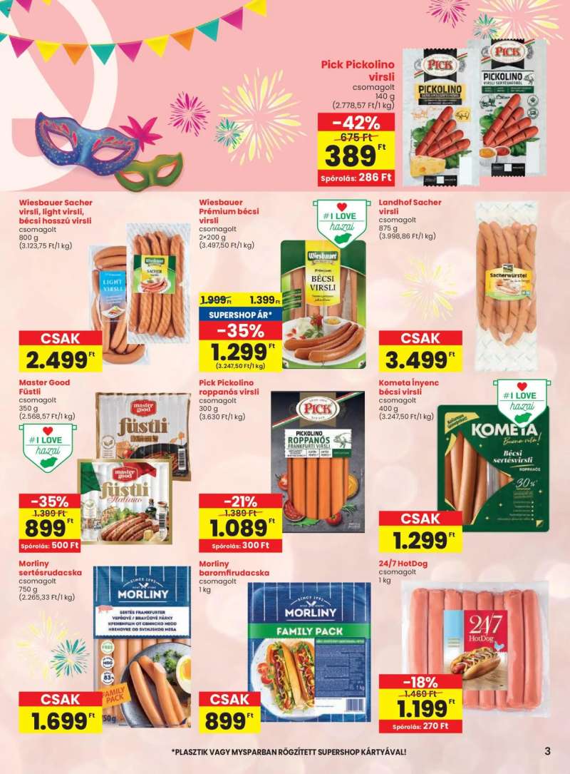 Spar Akciós újság Spar 3 oldal