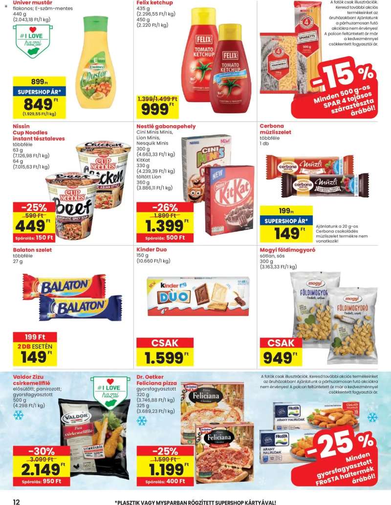 Spar Akciós újság Spar 12 oldal