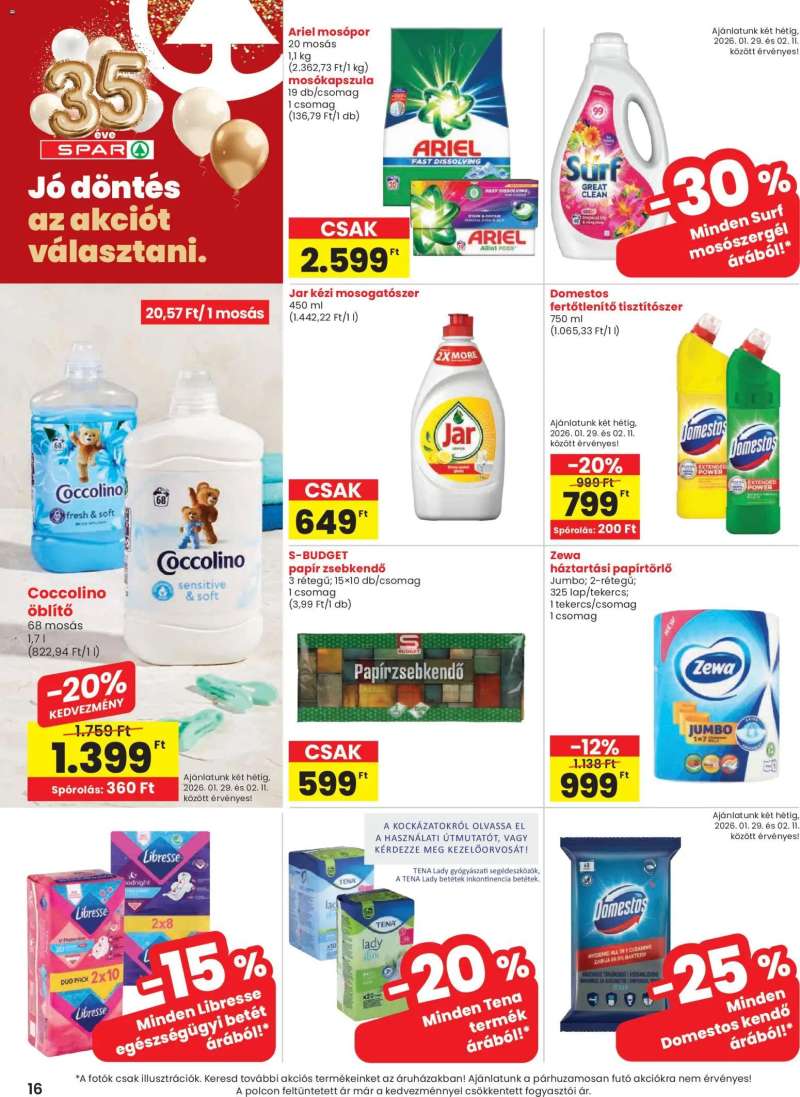 Spar Akciós újság Spar 16 oldal