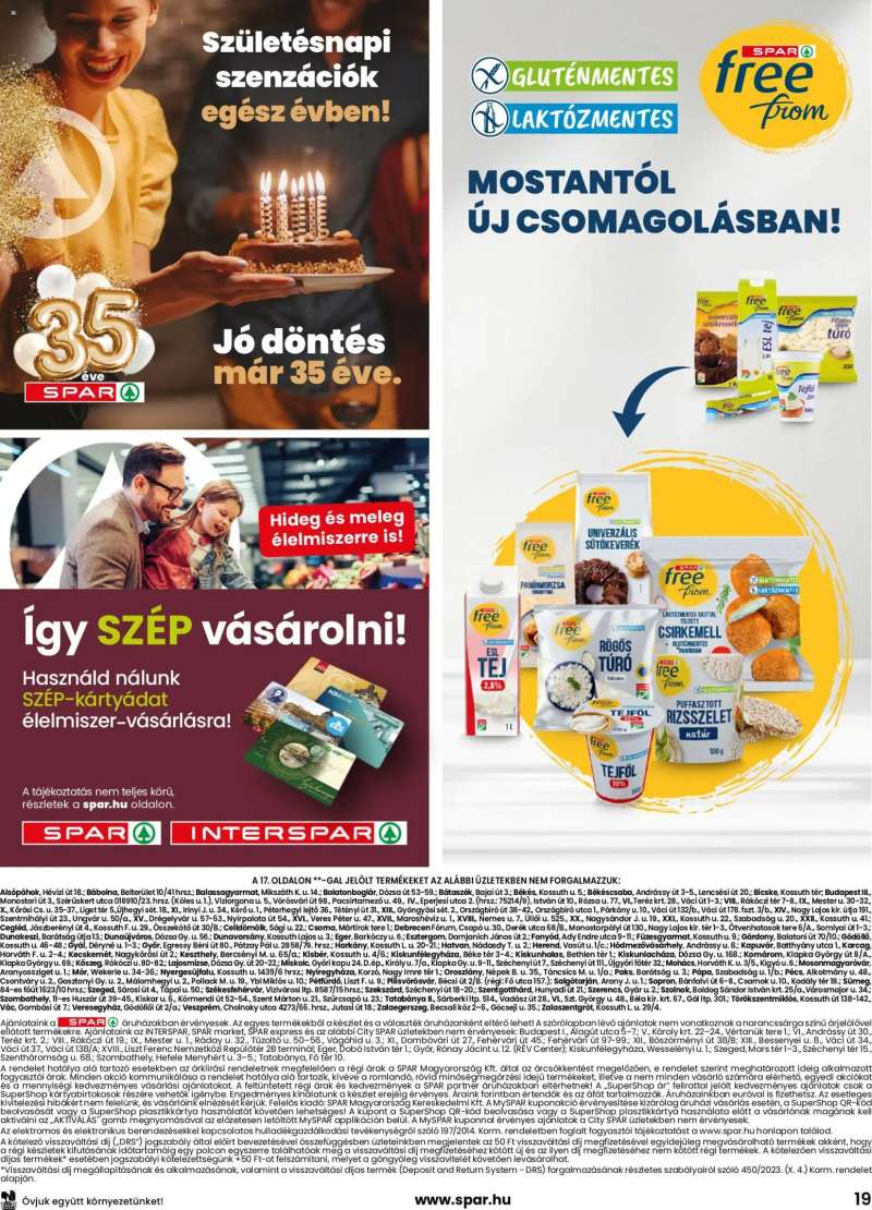 Spar Akciós újság Spar 19 oldal