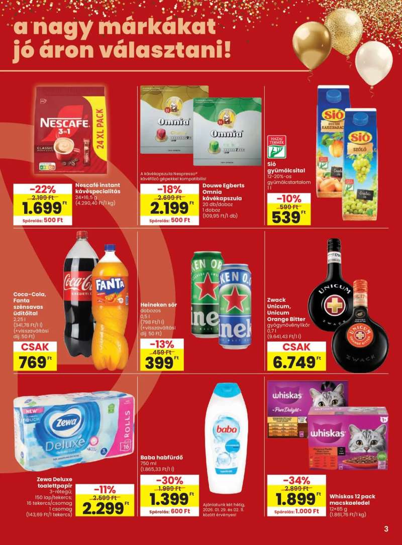 Spar Akciós újság Spar 3 oldal