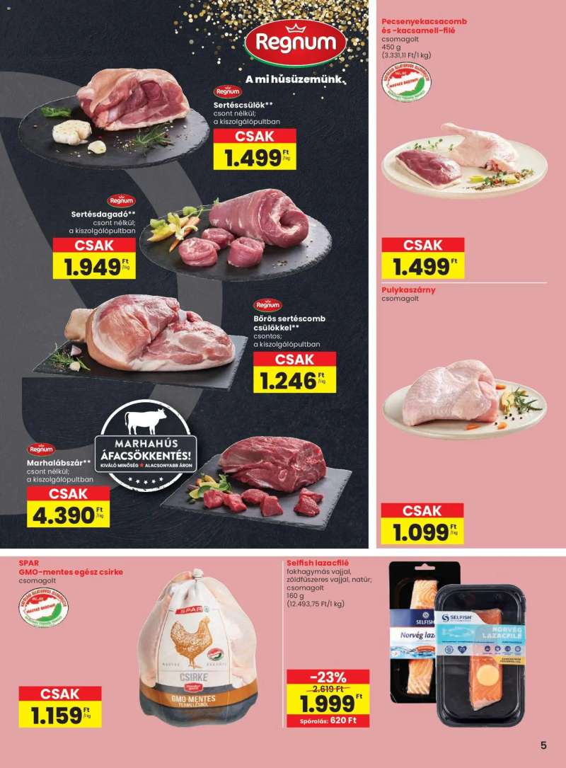 Spar Akciós újság Spar 5 oldal