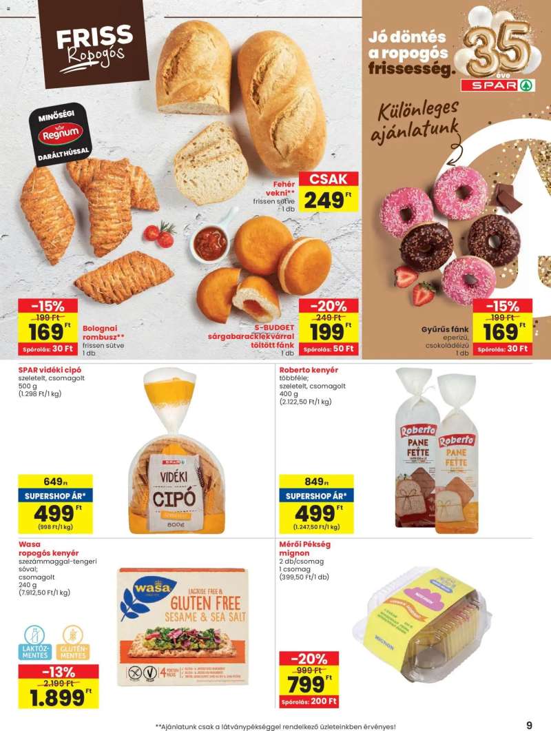 Spar Akciós újság Spar 9 oldal