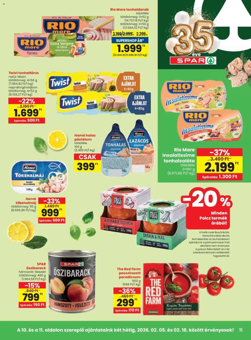 Spar Akciós újság Spar 11 oldal