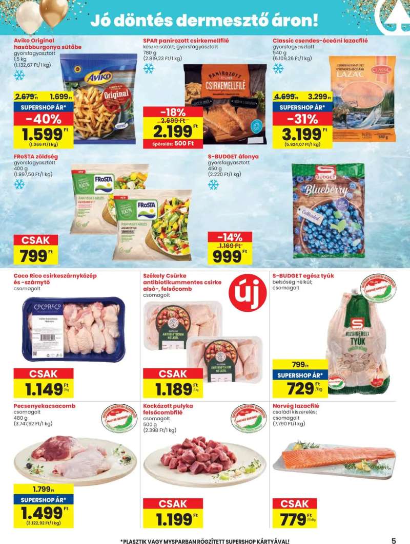 Spar Akciós újság Spar 5 oldal