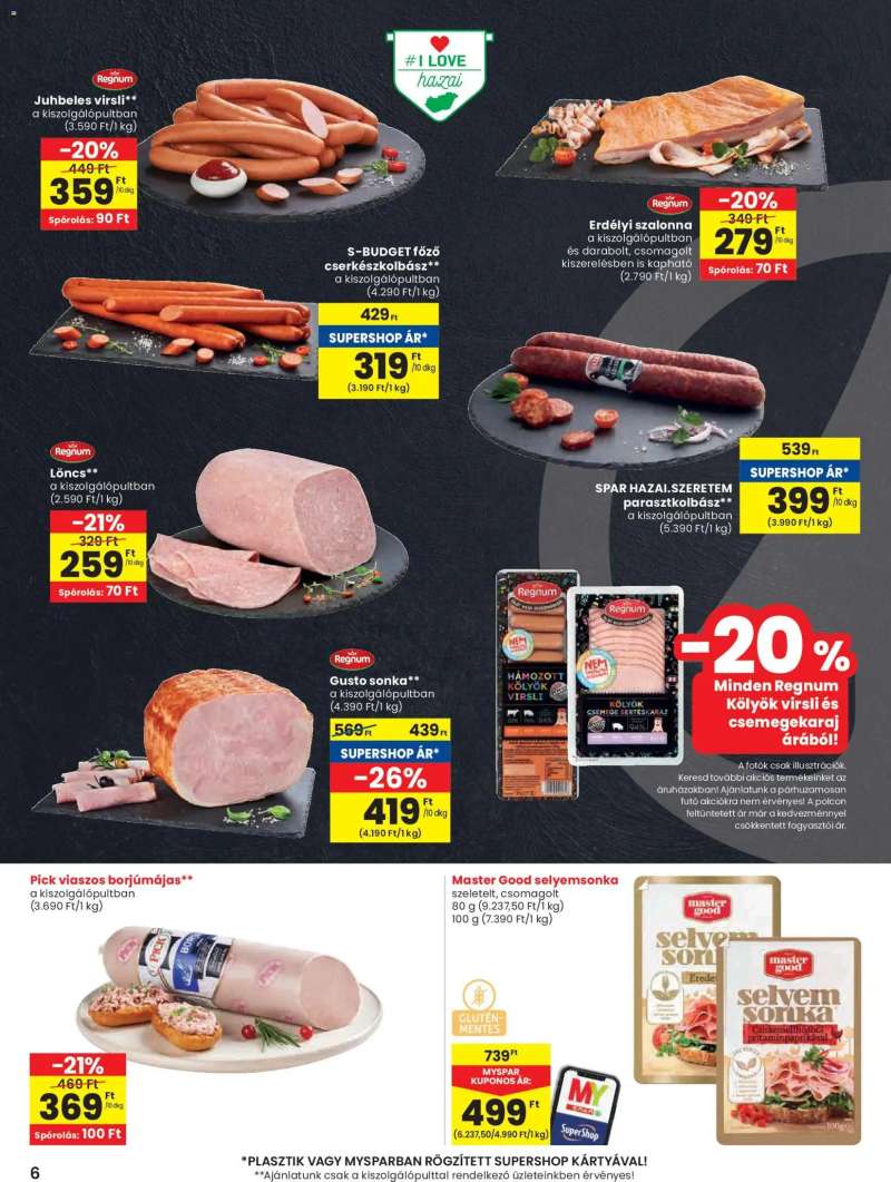 Spar Akciós újság Spar 6 oldal