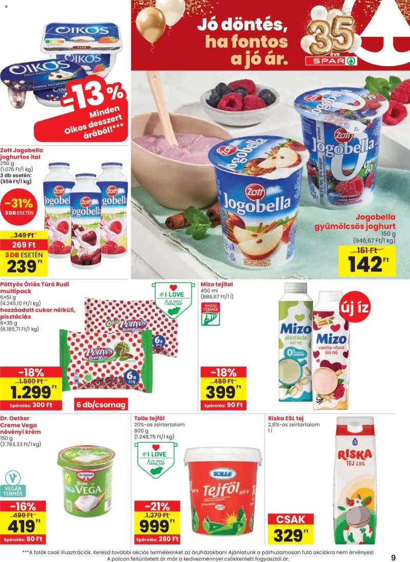 Spar Akciós újság Spar 9 oldal