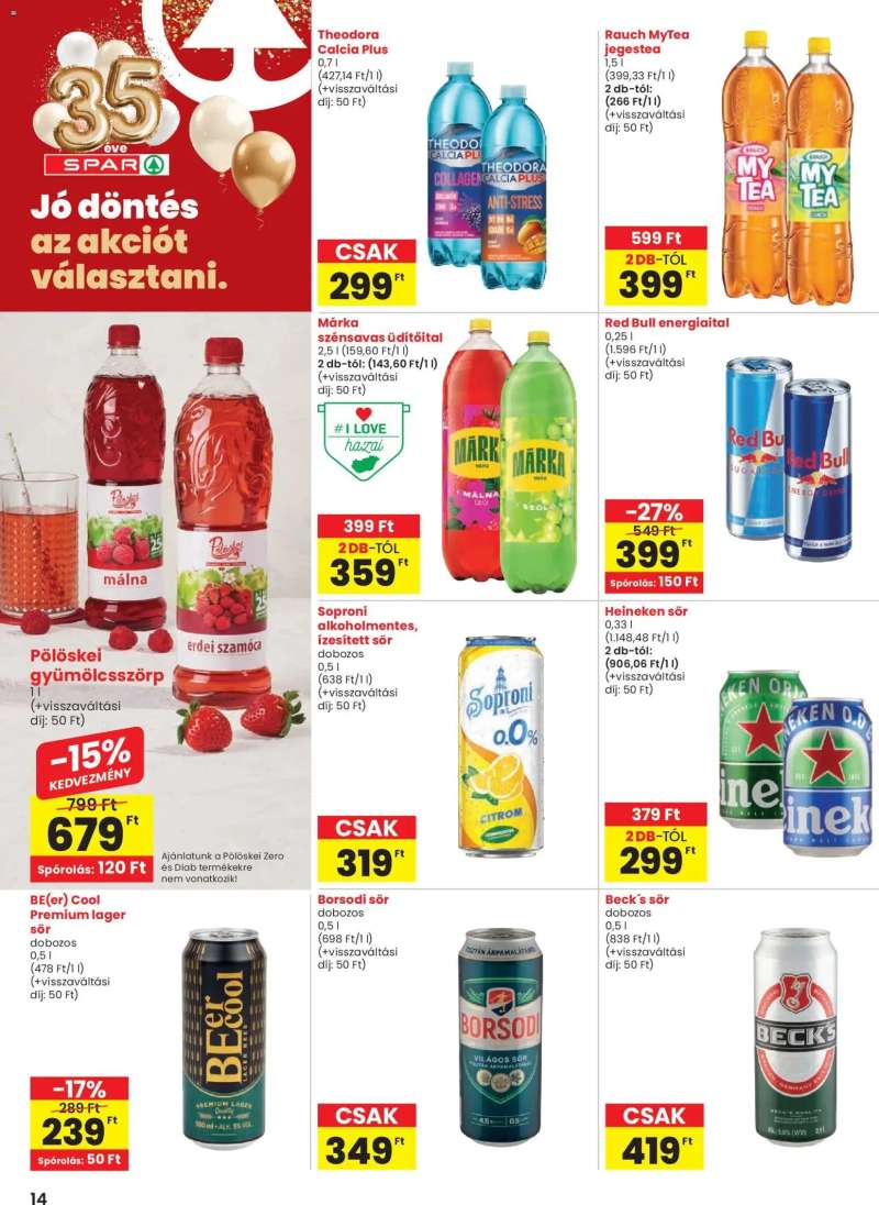 Spar Akciós újság Spar 14 oldal