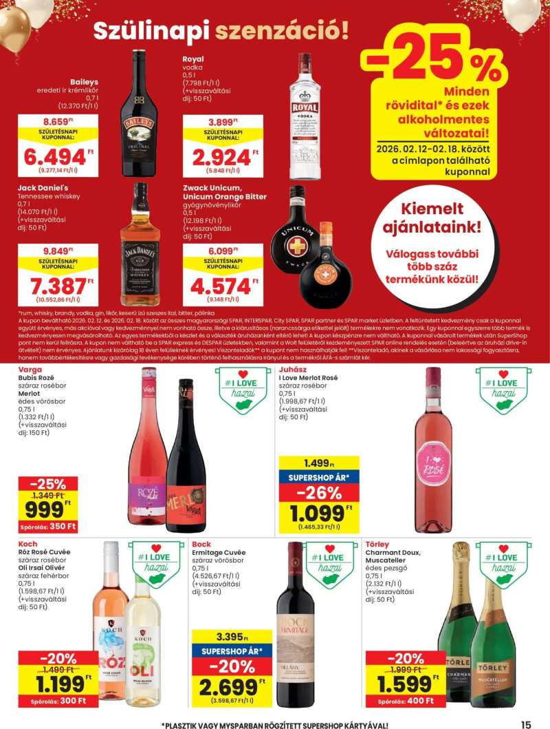 Spar Akciós újság Spar 15 oldal