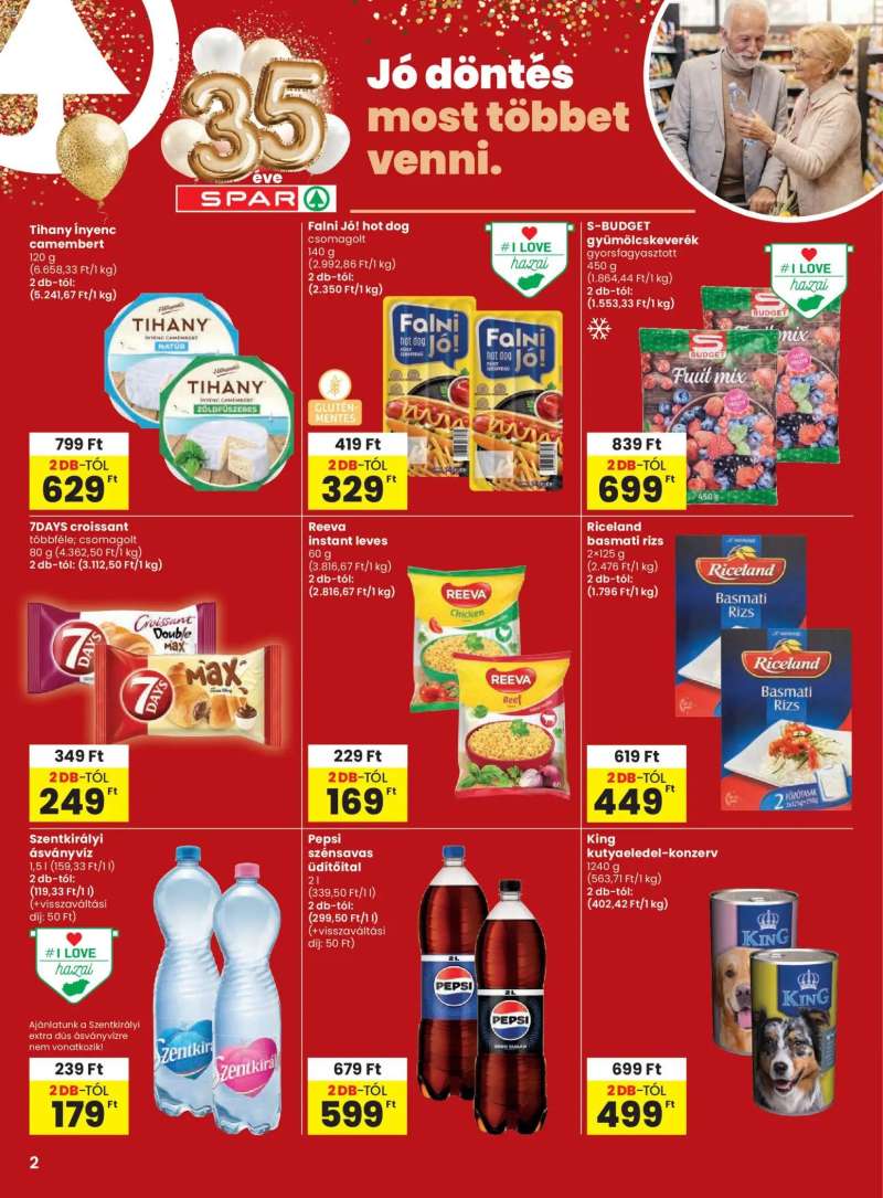 Spar Akciós újság Spar 2 oldal