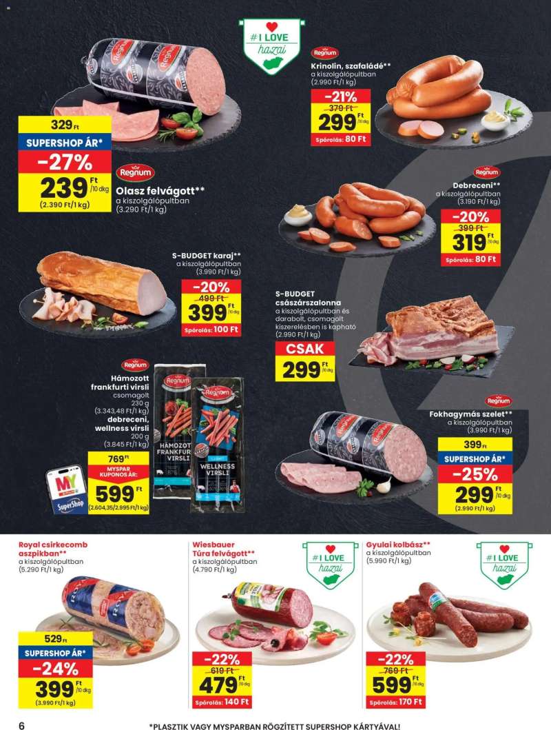 Spar Akciós újság Spar 6 oldal