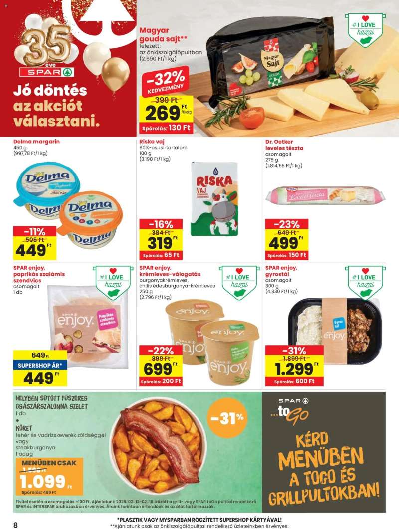 Spar Akciós újság Spar 8 oldal