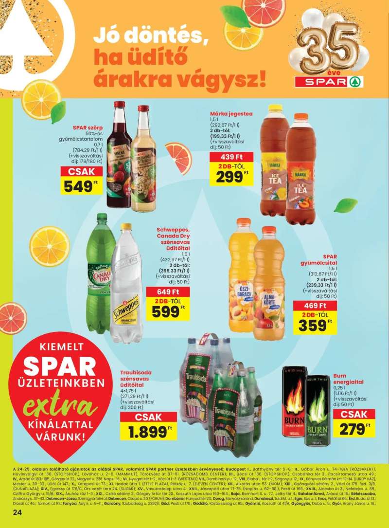 Spar Extra ajánlat 5 oldal