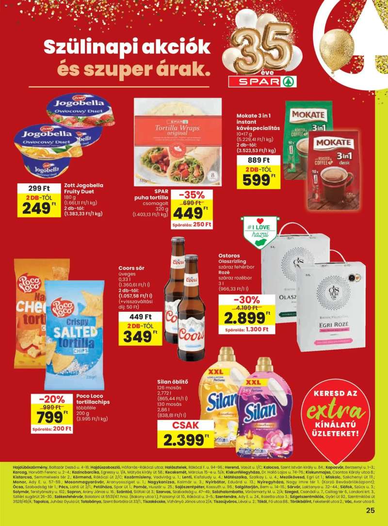 Spar Extra ajánlat 6 oldal