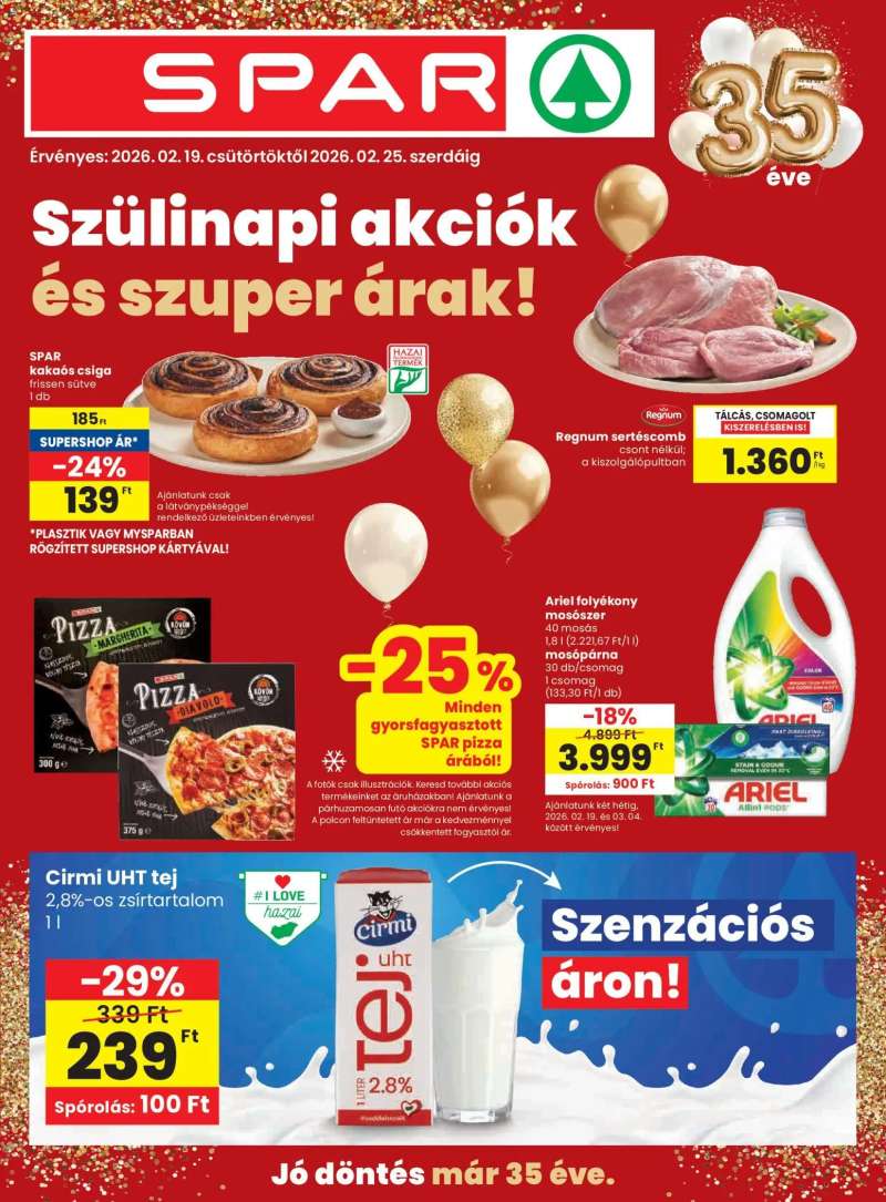 Spar Akciós újság Spar 1 oldal