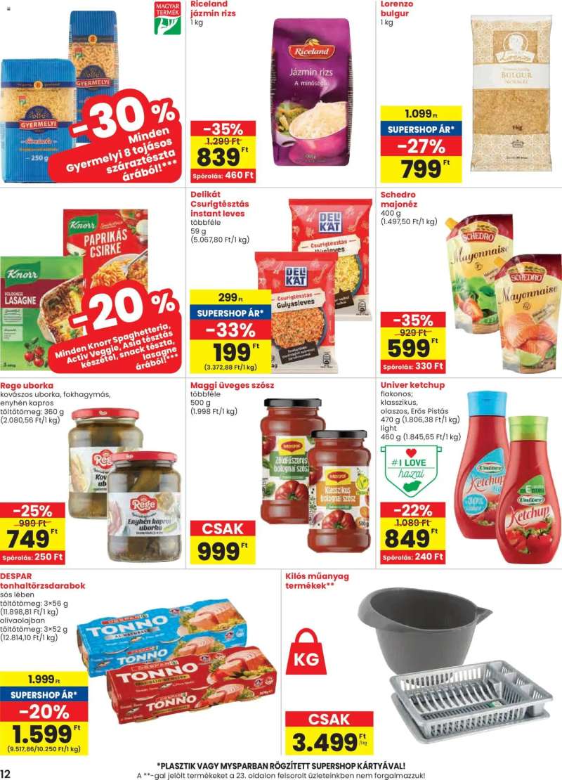 Spar Akciós újság Spar 12 oldal