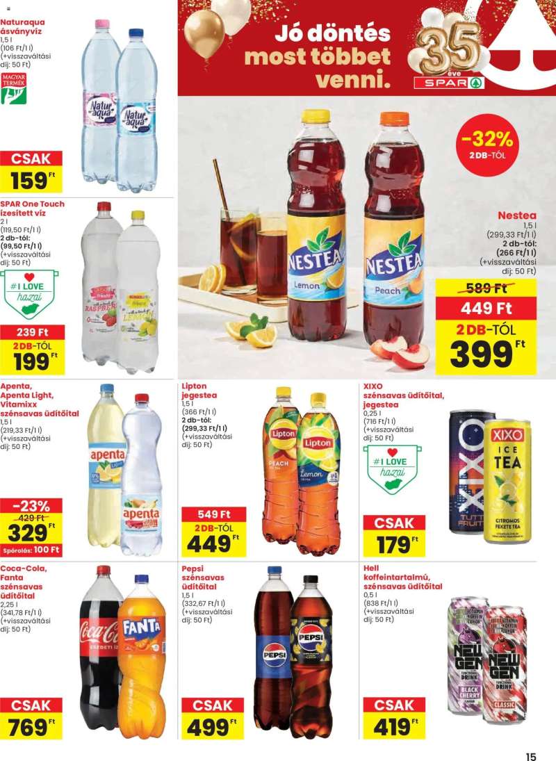 Spar Akciós újság Spar 15 oldal