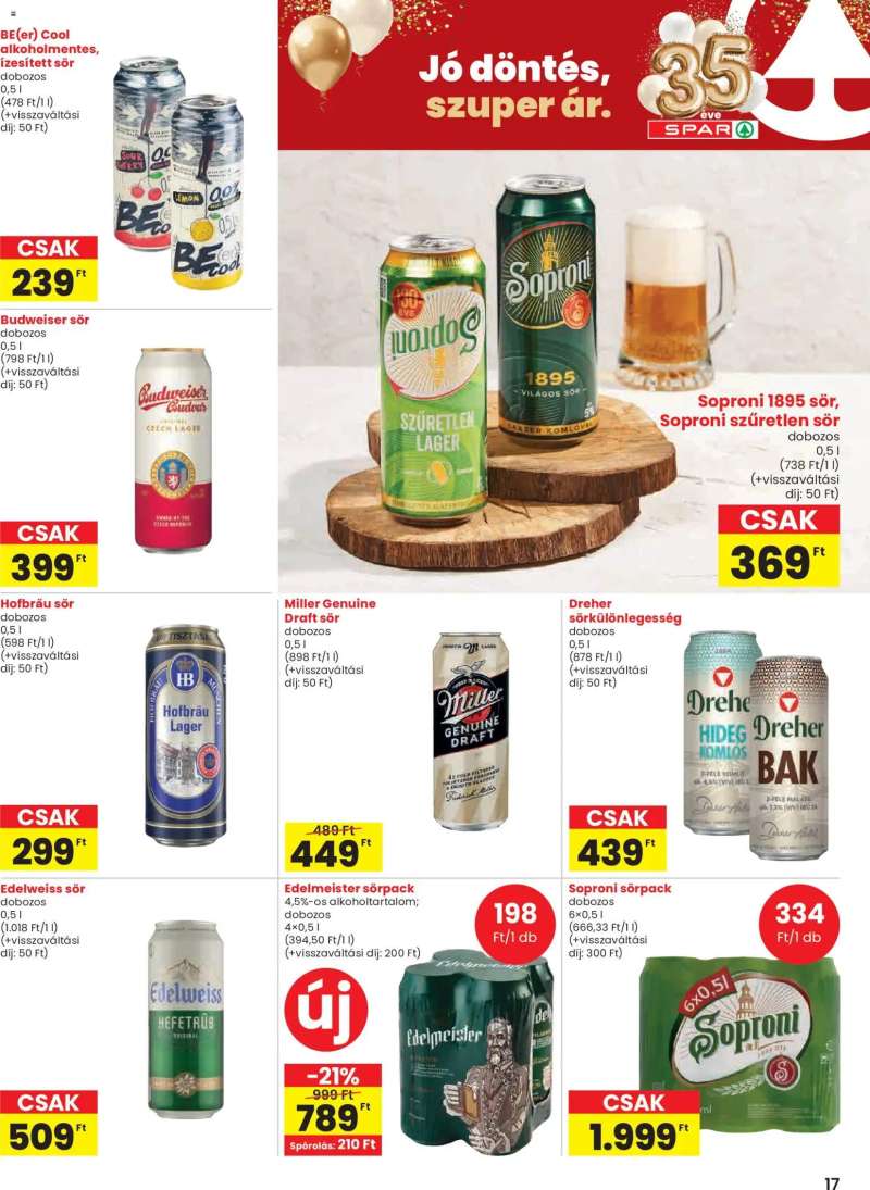 Spar Akciós újság Spar 17 oldal