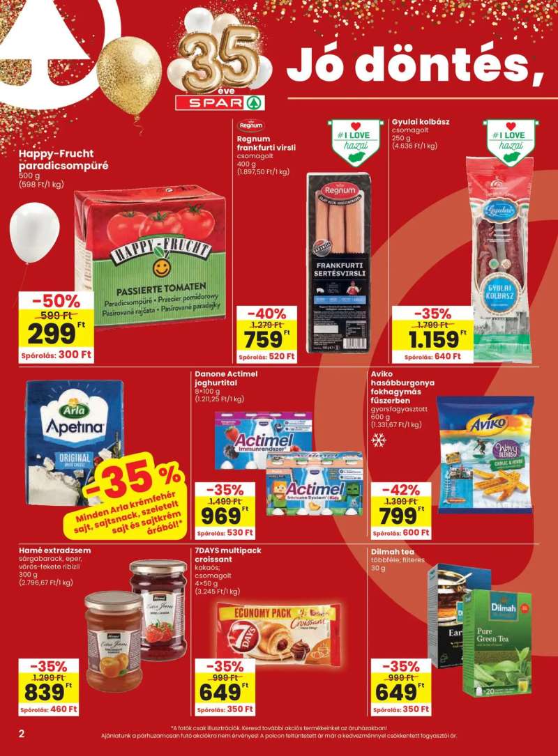 Spar Akciós újság Spar 2 oldal