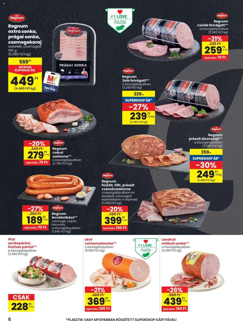 Spar Akciós újság Spar 6 oldal