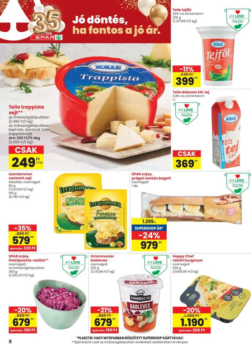 Spar Akciós újság Spar 8 oldal