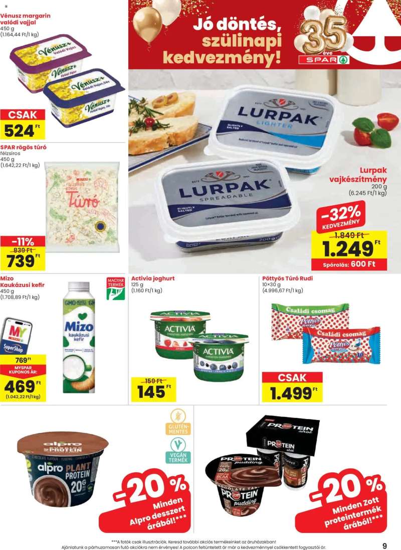 Spar Akciós újság Spar 9 oldal