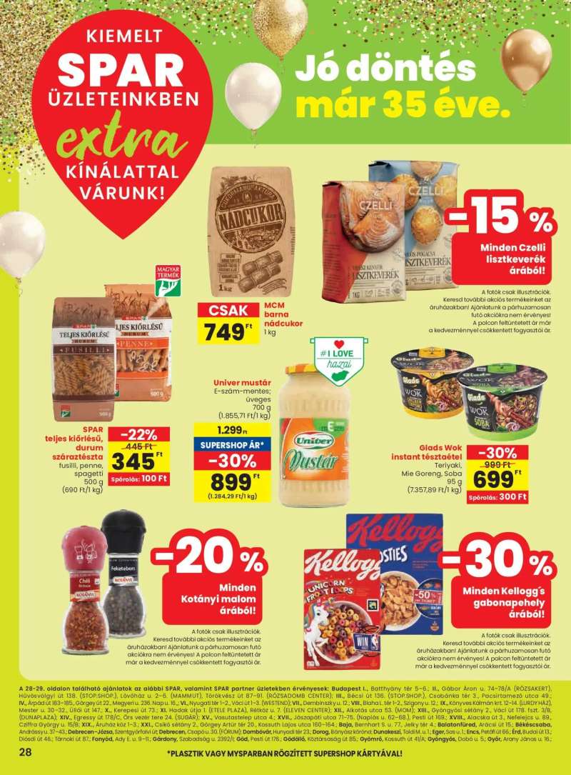 Spar Extra ajánlat 5 oldal