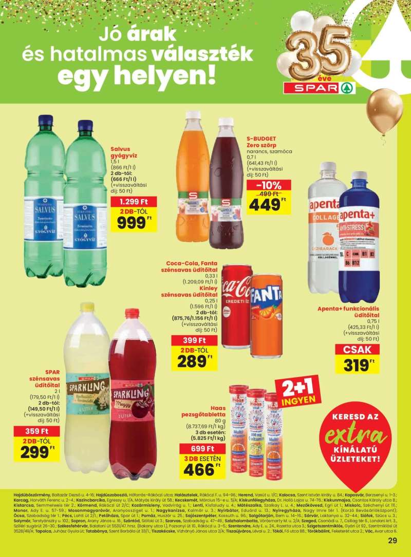 Spar Extra ajánlat 6 oldal