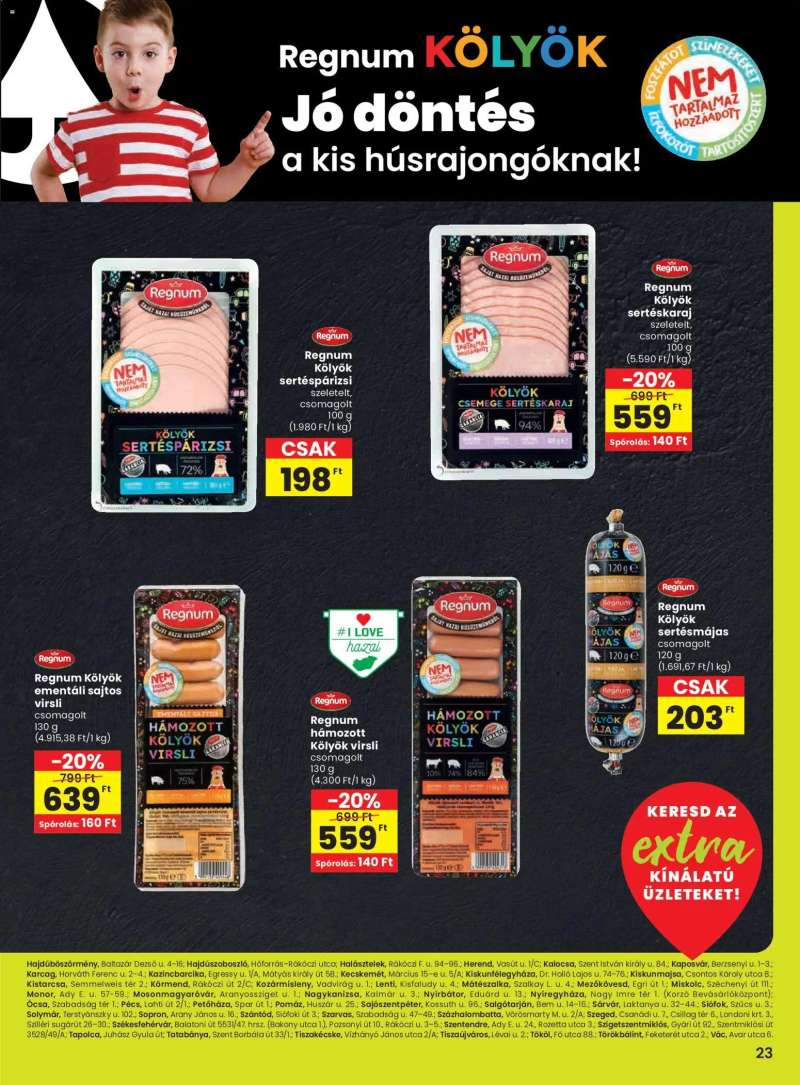 Spar Extra ajánlat 4 oldal