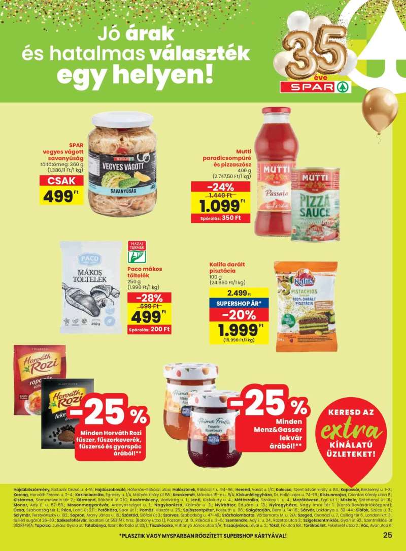 Spar Extra ajánlat 6 oldal