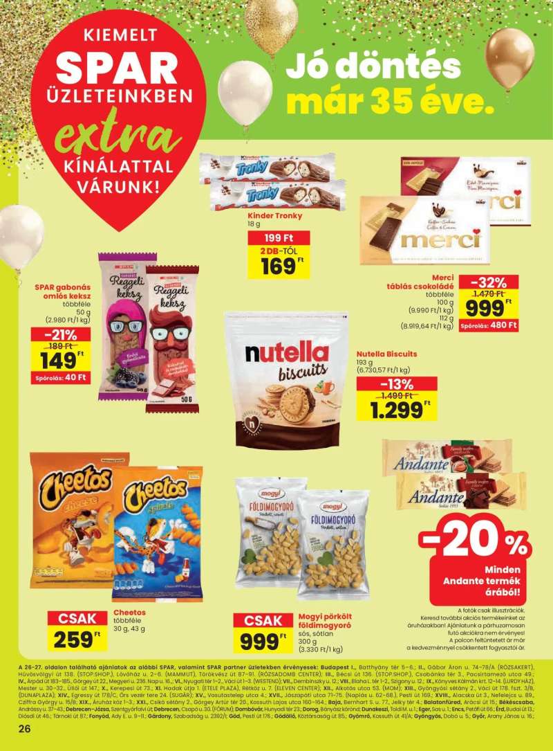 Spar Extra ajánlat 7 oldal