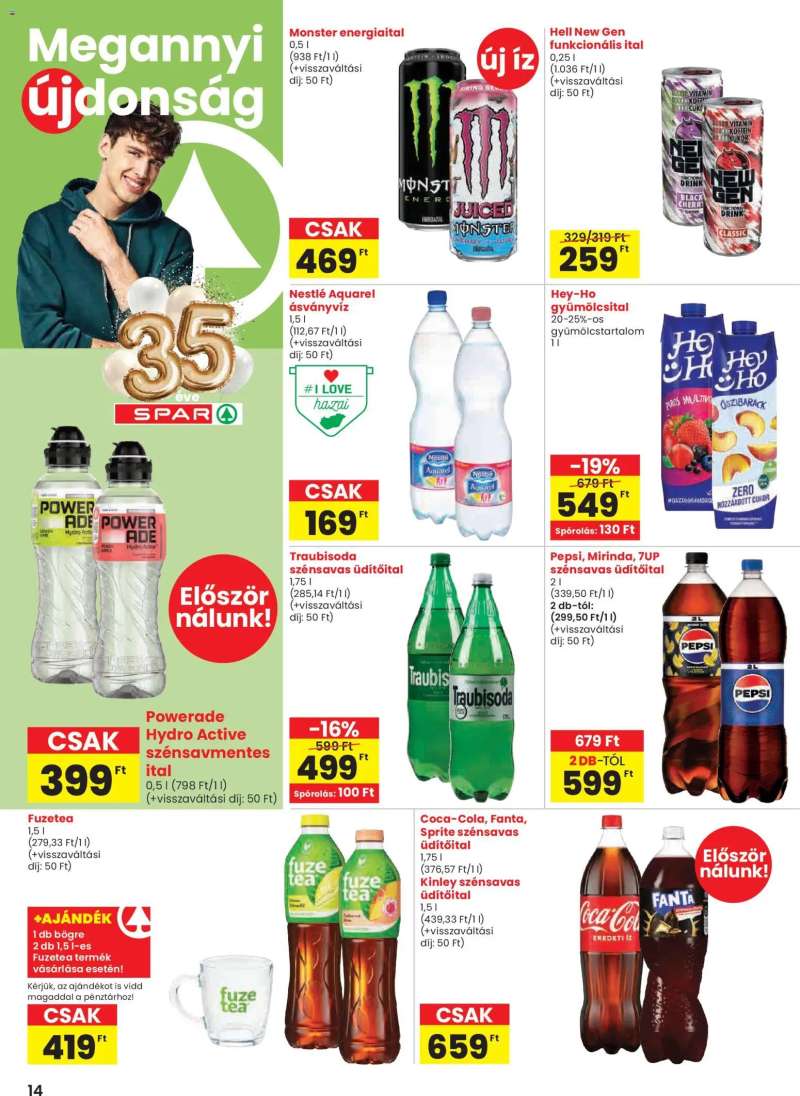 Spar Spar akciós újság 14 oldal