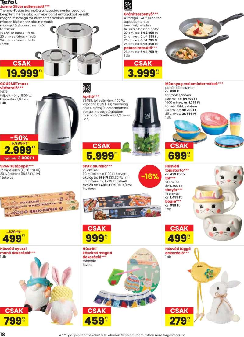 Spar Spar akciós újság 18 oldal