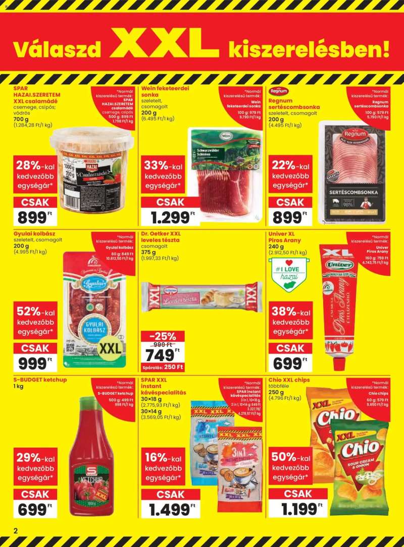 Spar Spar akciós újság 2 oldal