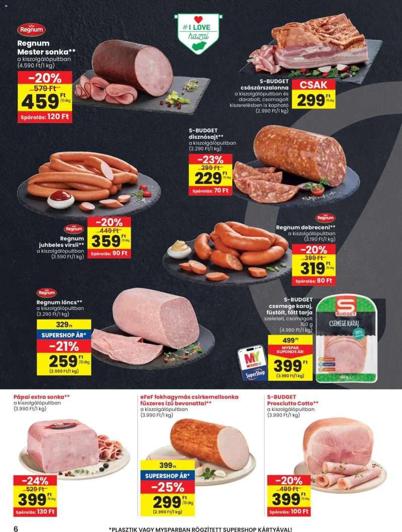 Spar Spar akciós újság 6 oldal