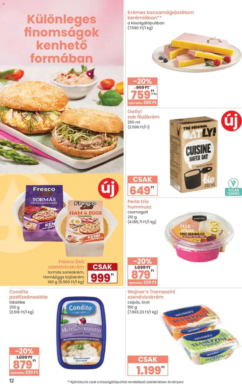 Spar Spar Ínyenc katalógus 12 oldal