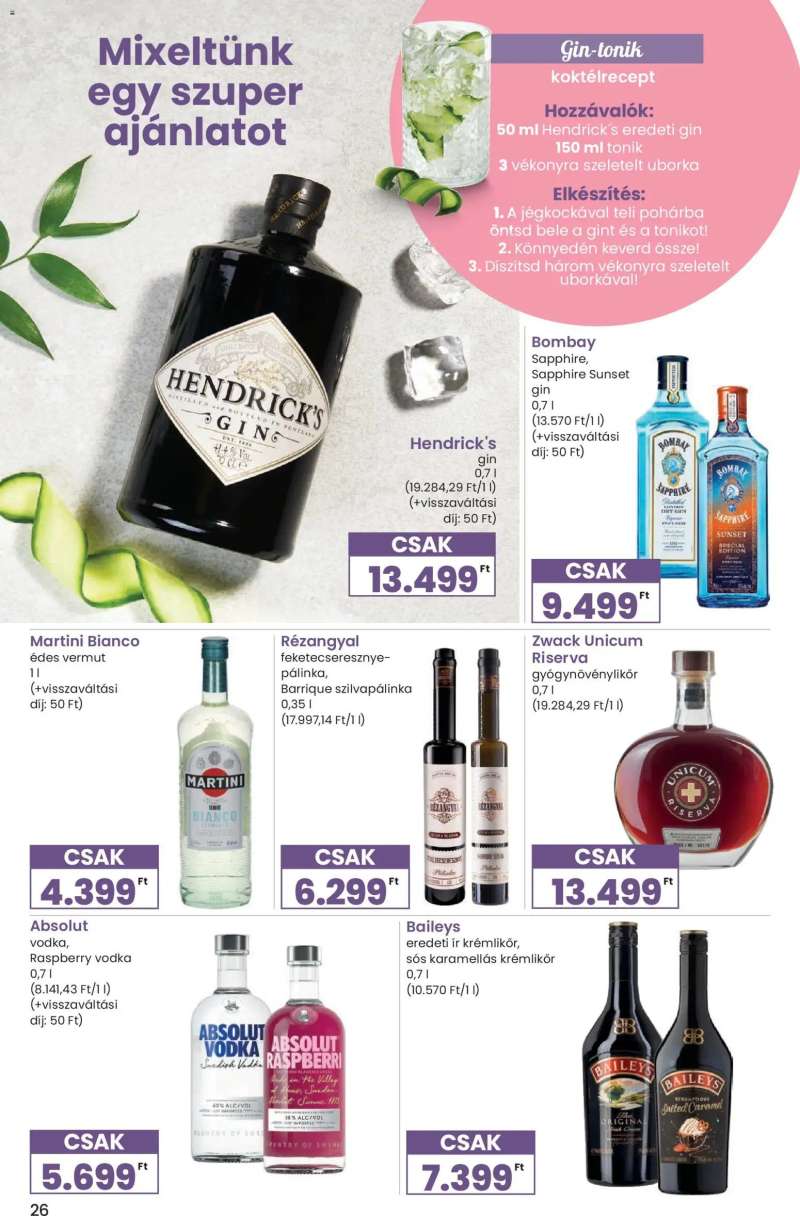 Spar Spar Ínyenc katalógus 26 oldal