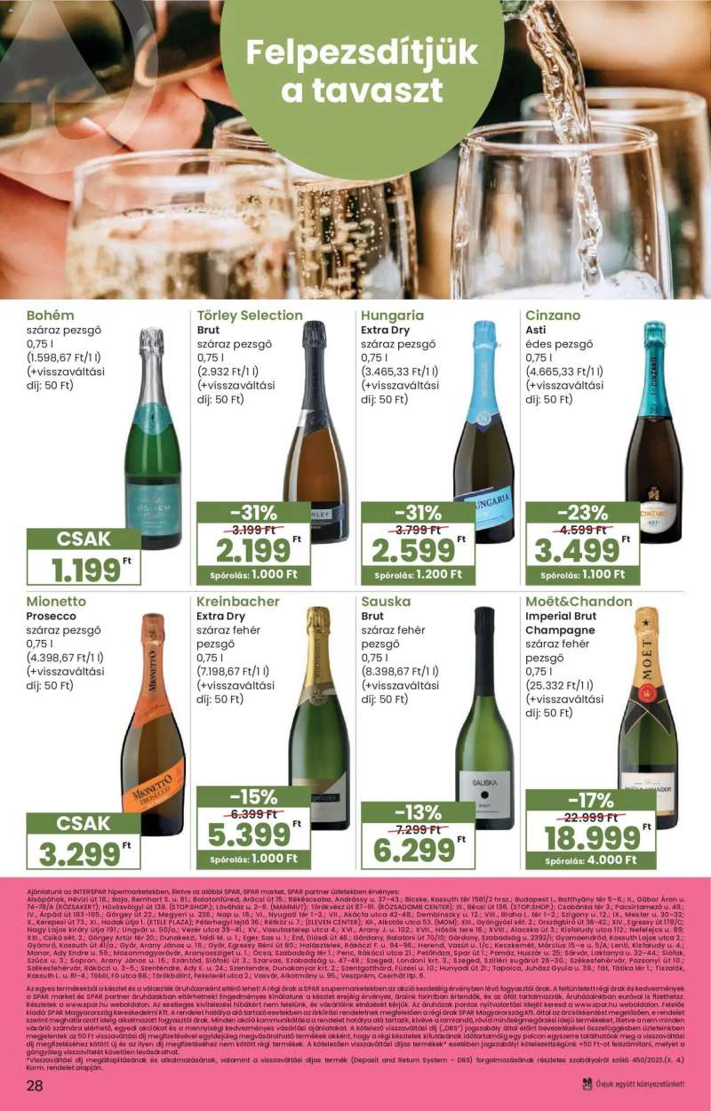 Spar Spar Ínyenc katalógus 28 oldal