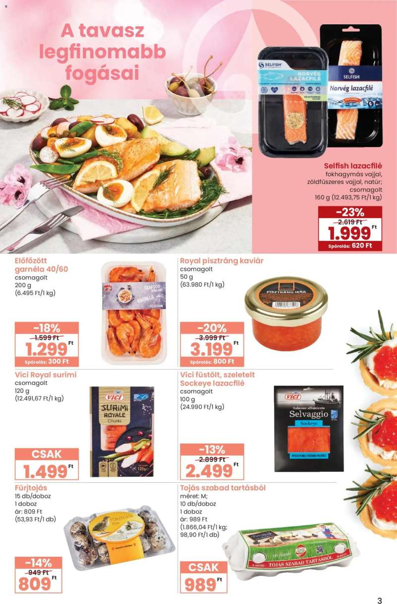 Spar Spar Ínyenc katalógus 3 oldal